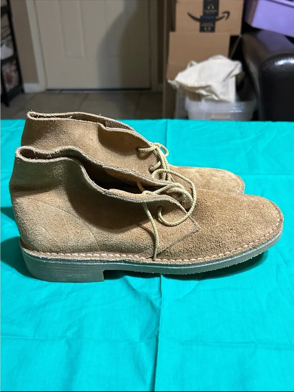 Rocky Men's Suede Chukka Boots - Tan Brown
